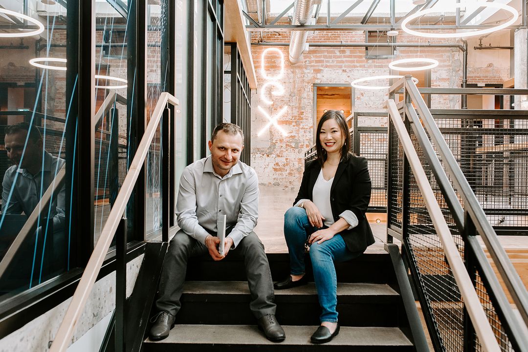 Kickbyte founders Amy & Arek