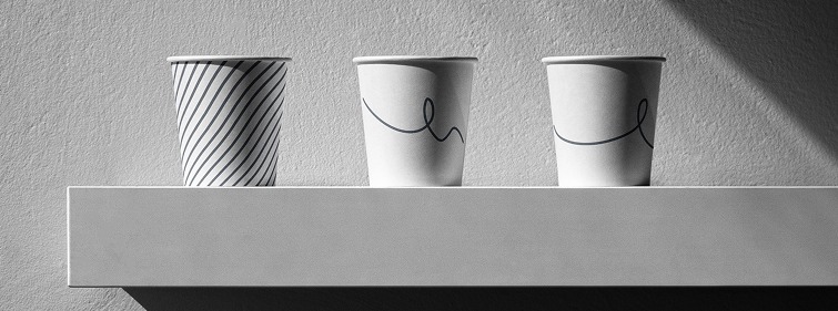 MOD branded cups