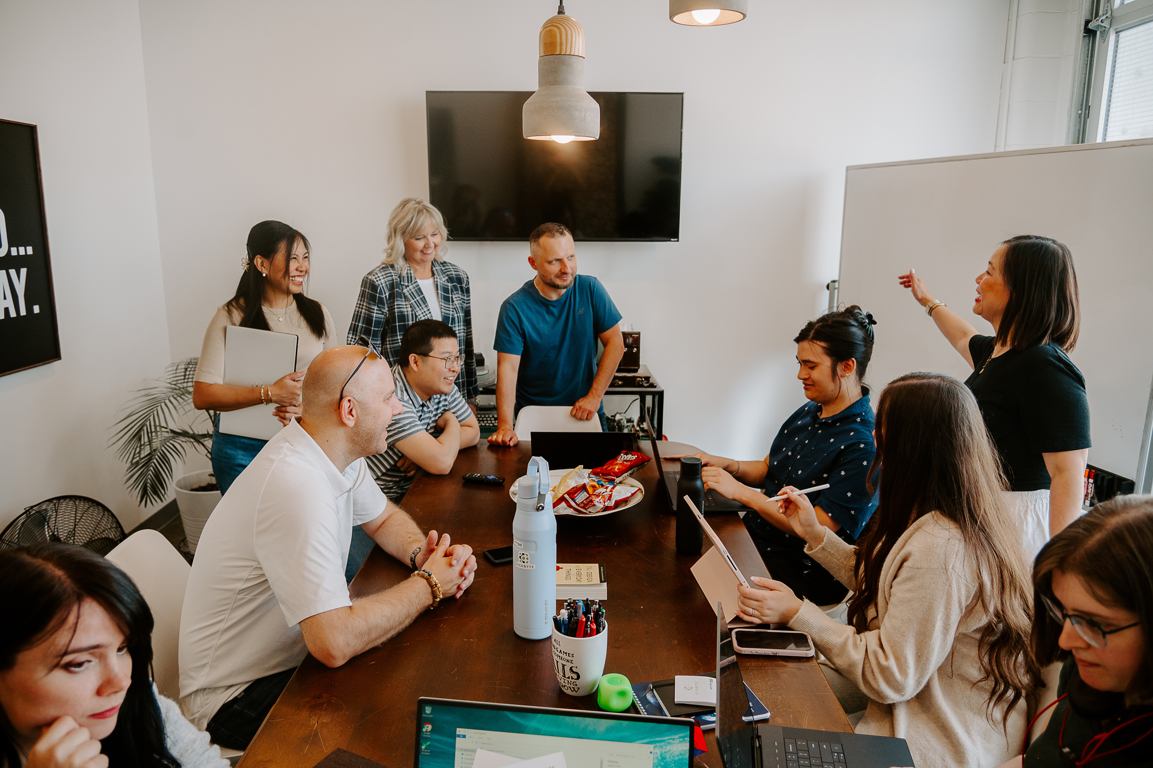 Kickbyte Digital team discussing digital strategy and project planning