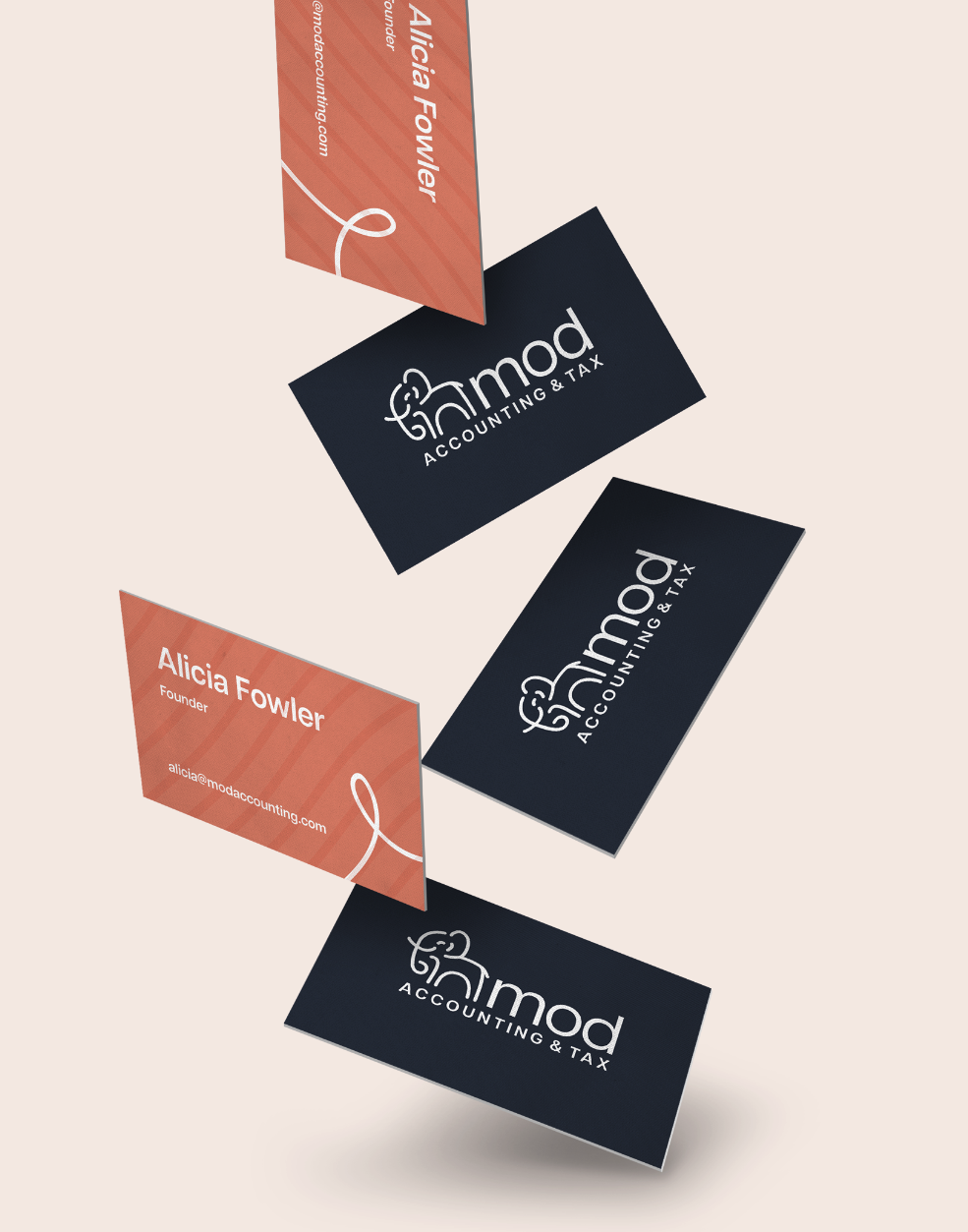 Branded cards created by Kickbyte